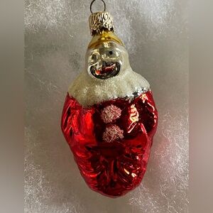 VINTAGE German Clown Ornament